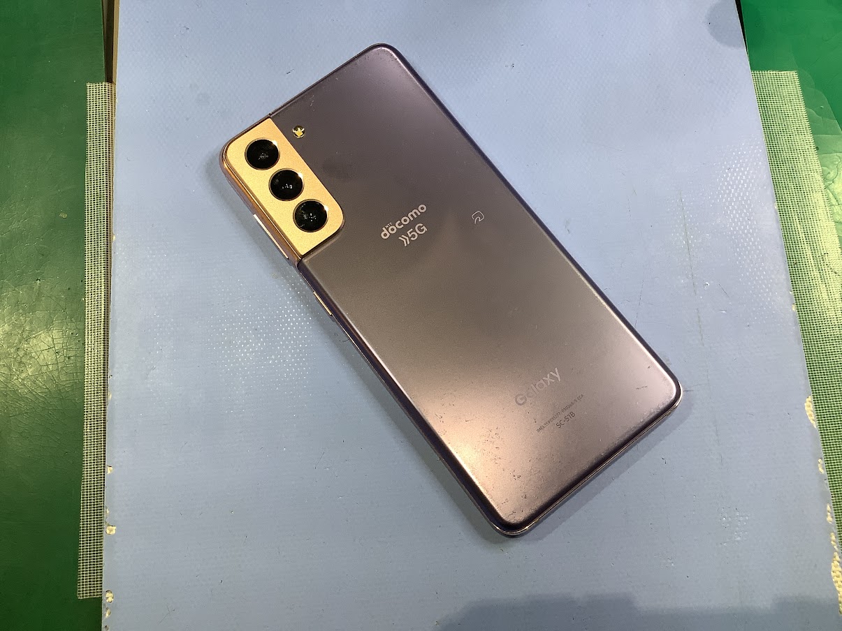 GalaxyS21のバッテリー交換ならデータをそのまま・最短即日修理のスマホ修理工房西八王子店へ